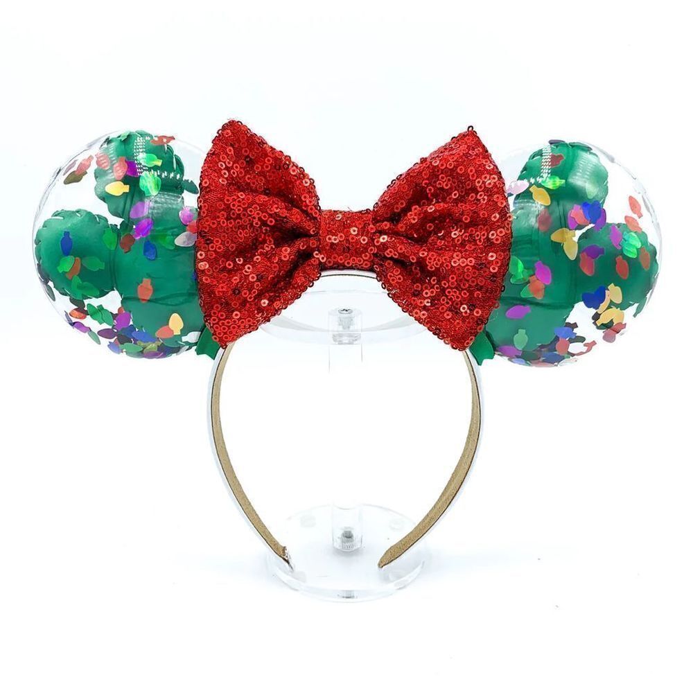 Christmas Confetti Balloon Ears Green/Red‎